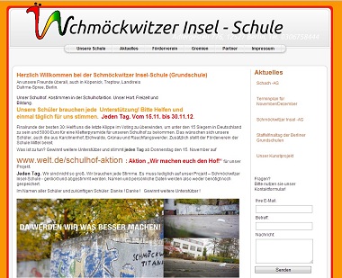 Berlin-News.NET - Berlin Infos & Berlin Tipps | Foto: Schmckwitzer Insel-Schule (Grundschule) - Teilnehmer an der Schulhofaktion >> Wir machen euch den Hof << !