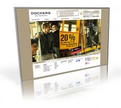 Open Source Shop Systeme | Open Source Shop News - Foto: Die kalifornische Casualwear Marke Dockers wurde 1986 als Tochter des grössten Textilherstellers der Welt, Levi Strauss & Co, in San Francisco gegründet und erlangte durch Ihre legendären Khaki Hosen (auch Chinos genannt) weltweit Popularität.