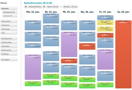 Software Infos & Software Tipps @ Software-Infos-24/7.de | fahrstundenplaner.de -  Online-Kalender fr Fahrschulen