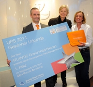 Deutsche-Politik-News.de | Das Team des ATLANTIC Grand Hotel Bremen ist  Sieger des UPS Yieldmanagement-Wettbewerbs 2011 von Quality Reservations 