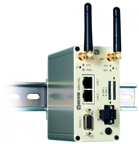 News - Central: Der zweite SIM-Kartenslot des UMTS-Routers MRD-350 sorgt fr Ausfallsicherheit und den Aufbau von Backup-Verbindungen