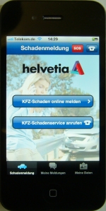 Deutsche-Politik-News.de | Mit der neuen iPhoneApp der Helvetia knnen Autofahrer schnelle Untersttzung bei Pannen erhalten.