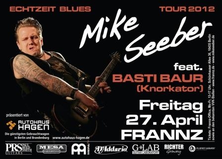 News - Central: Am 27. April 2012 live in Berlin: Mike Seeber feat. Basti Baur (Knorkator), prsentiert von Autohaus Hagen