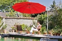 Australien News & Australien Infos & Australien Tipps | Sonnenschirm im Garten: Beim Sonnenschirm-Kauf sollte man auf den UV-Protection-Faktor achten. 