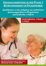 SeniorInnen News & Infos @ Senioren-Page.de | Foto: Kombi-Weiterbildung: Betreuungskraft in Pflegeheimen/Haushaltsassistenz in der Pflege.