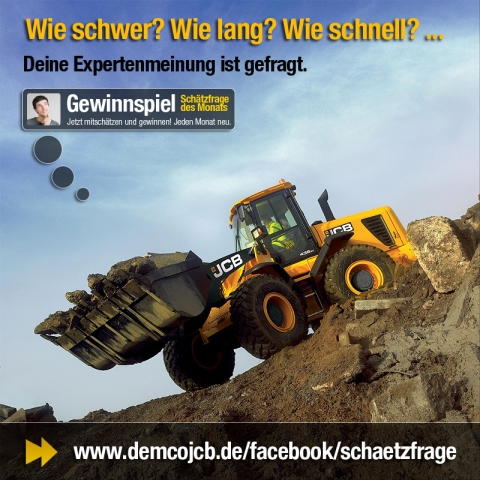 Deutsche-Politik-News.de | Neue Gewinnspielserie auf der DEMCO JCB Fanpage auf Facebook