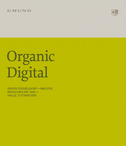 Auto News | Gmund - Organic Digital auf der drupa 2012