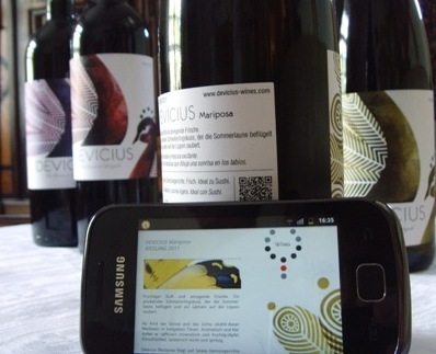Handy News @ Handy-Infos-123.de | Smarte Weine von Devicius: moderne Label mit QR-Code