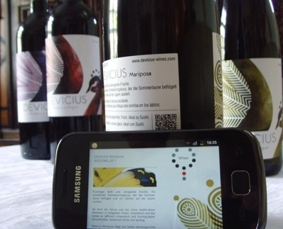 Nahrungsmittel & Ernhrung @ Lebensmittel-Page.de | Smarte Weine von Devicius: moderne Label mit QR-Code