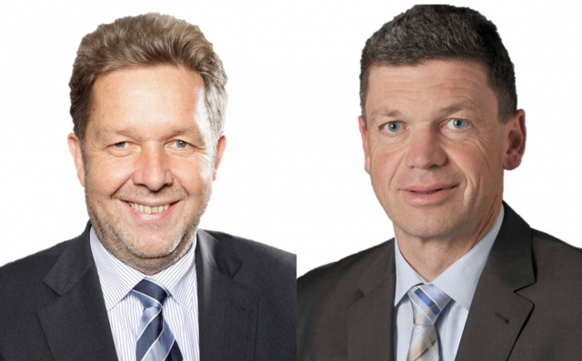 Hunde Infos & Hunde News @ ElektroMobil-Infos.de. Kurt Sigl, Präsident Bundesverband eMobilität e.V. und Dr. Rupert Stuffer, CEO der ACTANO GmbH