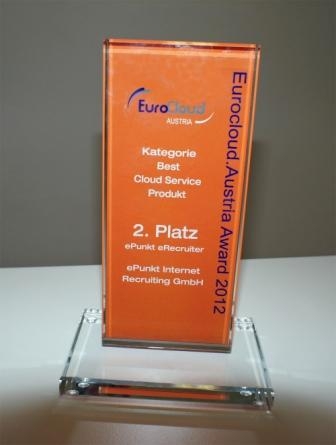 Auto News | Der eRecruiter von ePunkt wurde mit dem Best Cloud Österreich Award ausgezeichnet.