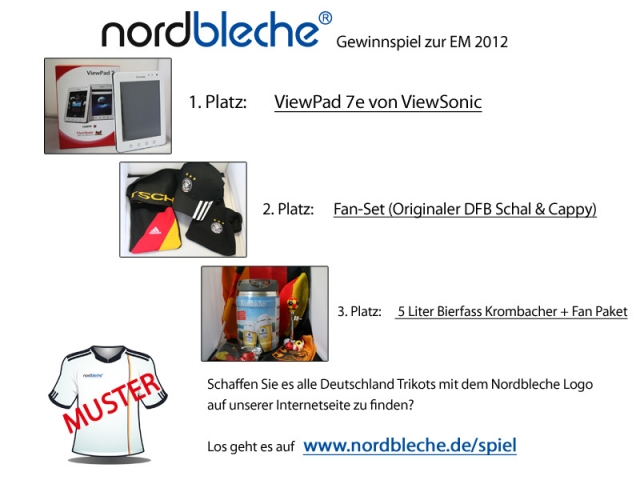 Gewinnspiele-247.de - Infos & Tipps rund um Gewinnspiele | Die Gewinne zum EM 2012 Spiel von Nordbleche