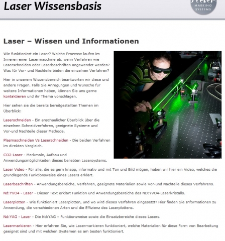 News - Central: Laser Wissensbasis