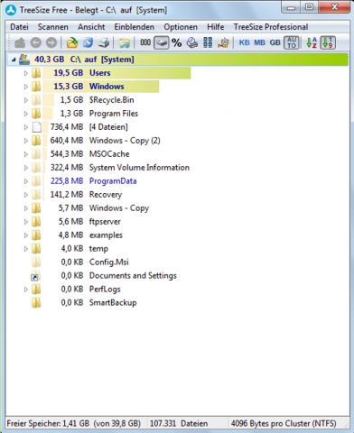 Deutsche-Politik-News.de | JAM Software hat TreeSize Free 2.7 zur Speicherplatz-Optimierung jetzt mit erweiterten Anzeige- und Filteroptionen ausgestattet.