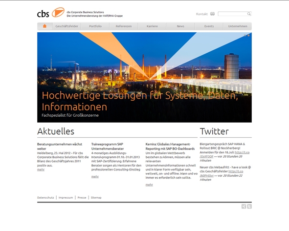 Deutsche-Politik-News.de | Die neue Website der Unternehmensberatung cbs Corporate Business Solutions.