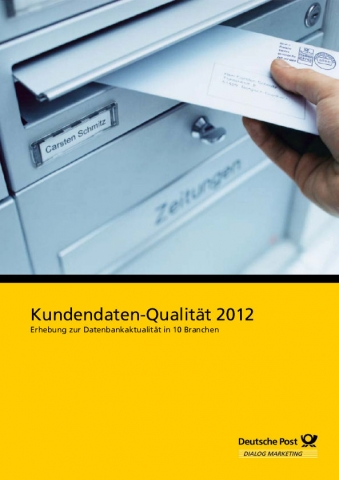 Deutsche-Politik-News.de | Titel Studie Kundendaten-Qualitt Bildrechte: Deutsche Post Direkt