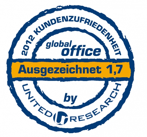 Auto News | Spitzennote 1,74 von den global office-Kunden