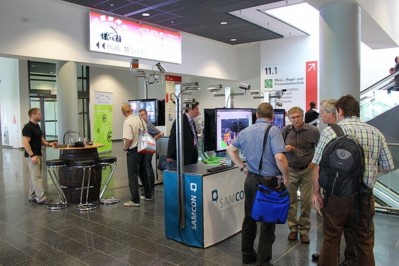 Australien News & Australien Infos & Australien Tipps | SAMCON Messestand auf der ACHEMA 2012