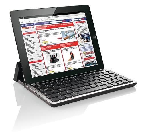 Europa-247.de - Europa Infos & Europa Tipps | GeneralKeys Bluetooth-Tastatur fuer Tablet-PCs, www.pearl.de