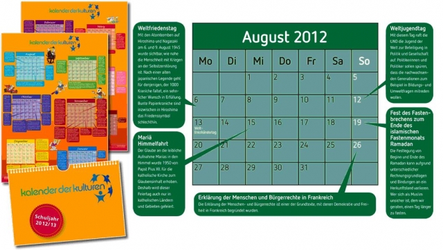 Koeln-News.Info - Kln Infos & Kln Tipps | Kalender der Kulturen, Beispielmonat August 2012