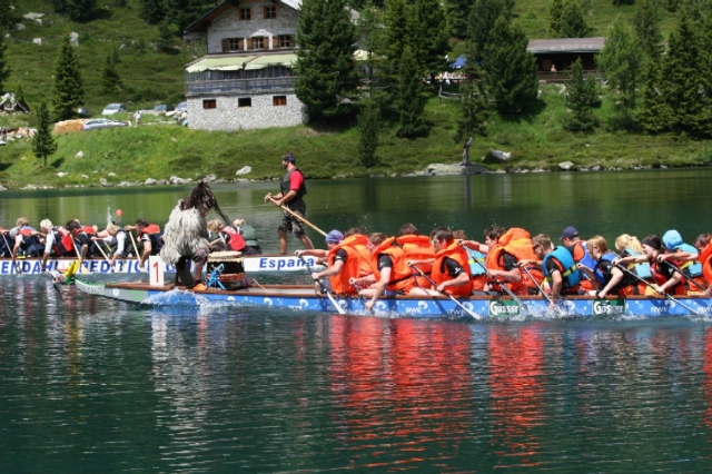 Sport-News-123.de | Drachenbootrennen auf dem Obersee in St. Jakob am Staller Sattel. Foto: TV Defereggental