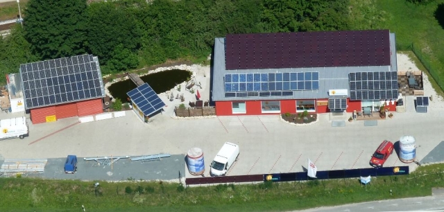 Alternative & Erneuerbare Energien News: Luftaufnahme Energiezentrum in Weißenohe
