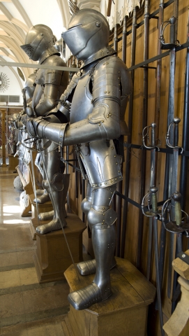 Historisches @ Historiker-News.de | Waffensammlung auf Schloss Sigmaringen. Foto: Reiner Lbe