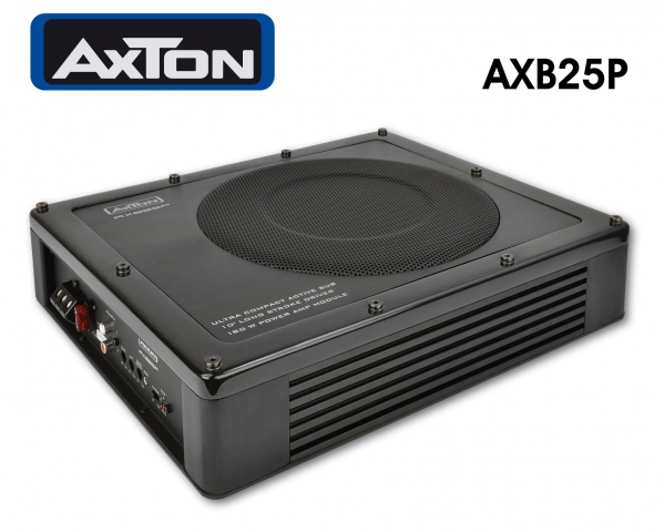 Auto News | Axtons Aktivsubwoofer AXB25P passt sogar unter den Fahrersitz