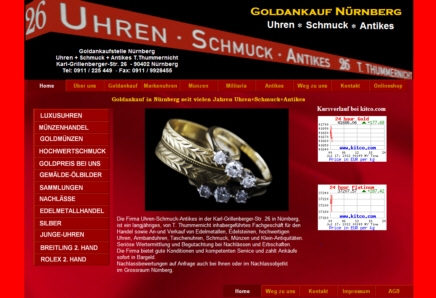 News - Central: Uhrenshop des Markenuhren Fachgeschfts Uhren-Schmuck-Antikes T. Thummernicht
