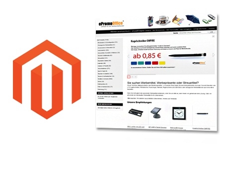 News - Central: ePromoOffice - Magento Webshoplsung mit Werbeartikel Datenbank fr die Werbemittelbranche