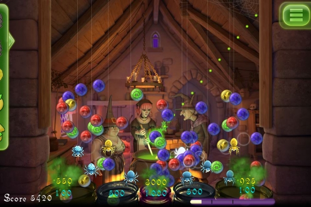 Auto News | Screenshot Bubble Witch Saga mobile - iOS-Version - Quelle: King.com