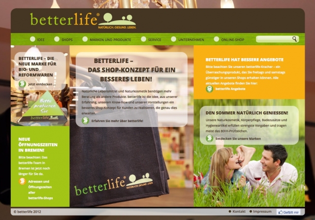 News - Central: Diese Seite ldt zum Stbern ein: www.betterlife.de