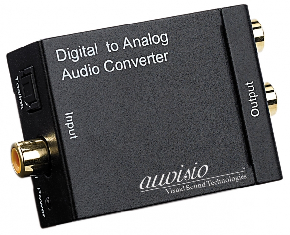 Handy News @ Handy-Infos-123.de | auvisio S/PDIF-Audio-Adapter Toslink/Koaxial-Digital auf analog Cinch, www.pearl.de