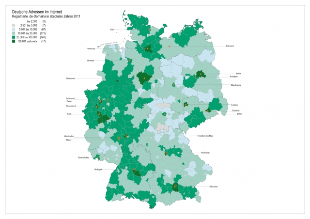 Hamburg-News.NET - Hamburg Infos & Hamburg Tipps | DENIC: 15 Millionen de-domains sind in Deutschland ungleich verteilt