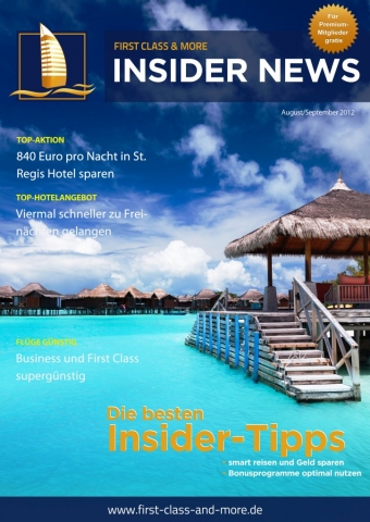 Gutscheine-247.de - Infos & Tipps rund um Gutscheine | First Class & More Insider News August 2012