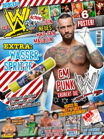 Deutsche-Politik-News.de | Das Panini-Fanmagazin WWE Action erscheint am 16. August zum SummerSlam. Bildquelle: Panini
