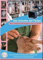 Foto: Die Videodokumentation >> Das Schreien der Ferkel  wenn Schweine betubungslos kastriert werden << kann fr 13,99  ber den Shop des Deutschen Tierschutzbros bezogen werden. |  Landwirtschaft News & Agrarwirtschaft News @ Agrar-Center.de