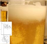 Bier-Homepage.de - Rund um's Thema Bier: Biere, Hopfen, Reinheitsgebot, Brauereien. | Foto: Bierschaumerzeugung mit Laser.
