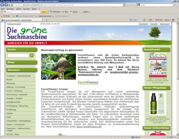 Pflanzen Tipps & Pflanzen Infos @ Pflanzen-Info-Portal.de | Forest Finance Service GmbH