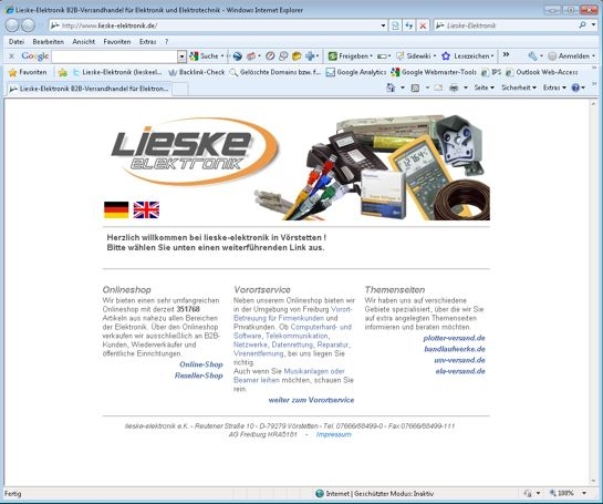 Suchmaschinenoptimierung & SEO - Artikel @ COMPLEX-Berlin.de | Lieske-Elektronik e.K.