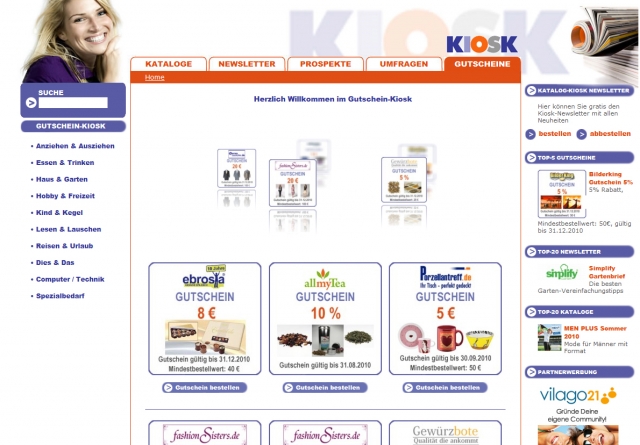 Gutscheine-247.de - Infos & Tipps rund um Gutscheine | Kiosk Online-Dienste GmbH