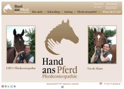 Foto: Startseite von www.hand-ans-pferd.de. |  Landwirtschaft News & Agrarwirtschaft News @ Agrar-Center.de
