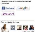 Casting Portal News | Foto: Facebook Login f�r Models.