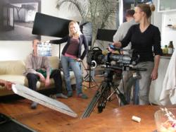 Casting Portal News | Foto: Schauspielschler der Filmschauspielschule Berlin beim Dreh.