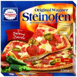 Nahrungsmittel & Ernhrung @ Lebensmittel-Page.de | Foto: Die Verbraucher lieben es scharf. Produkt des Jahres 2009: Wagner Steinofen-Pizza Salami Diavolo.