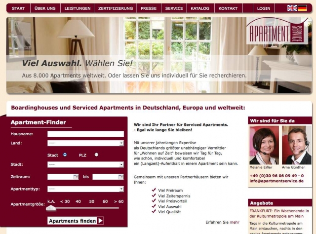 Europa-247.de - Europa Infos & Europa Tipps | Apartmentservice 