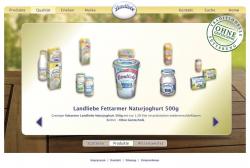 Nahrungsmittel & Ernhrung @ Lebensmittel-Page.de | Foto: Alle Produkte, die dieses Gtesiegel tragen, sind online in einem Produkt-Karussell fr Landliebe in Szene gesetzt!
