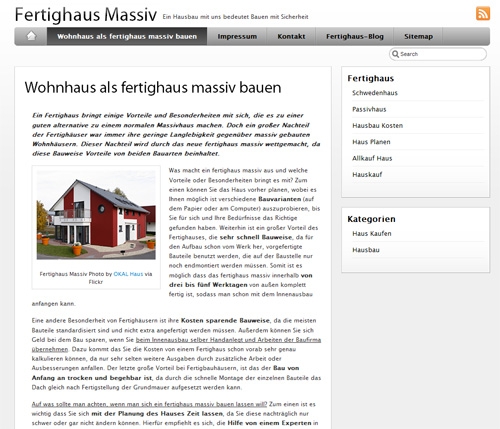Fertighaus, Plusenergiehaus @ Hausbau-Seite.de | FertighausMassiv.com