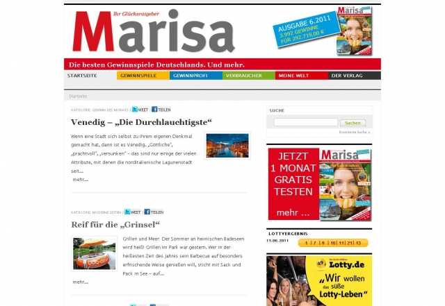 Gewinnspiele-247.de - Infos & Tipps rund um Gewinnspiele | Marisa Verlagsgesellschaft mbH