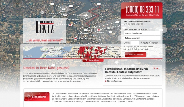 Deutschland-24/7.de - Deutschland Infos & Deutschland Tipps | Lentz GmbH & Co. Detektive KG